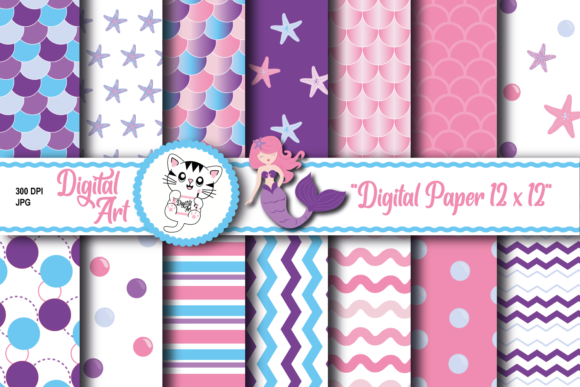 Download Mermaid Digital Paper - Digital Collection
