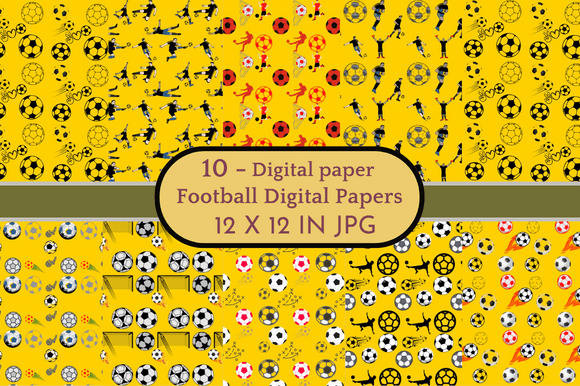 Download Football Digital Papers Patterns - Digital Collection