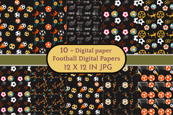 Download Football Digital Papers Patterns - Digital Collection