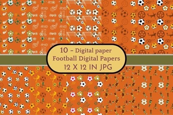 Download Football Digital Papers Patterns - Digital Collection
