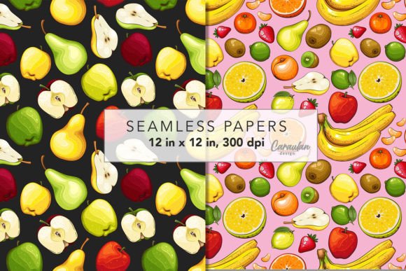 Download Fruits Digital Paper - Digital Collection