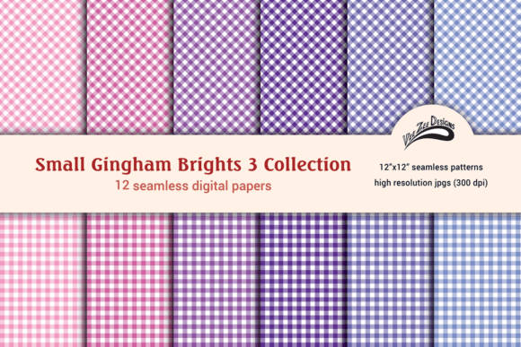 Download Gingham Digital Paper Pattern Bundle - Digital Collection