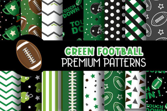 Download Green Football Digital Papers Patterns - Digital Collection