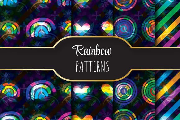 Download Rainbow Patterns - Rainbow patterns Collection