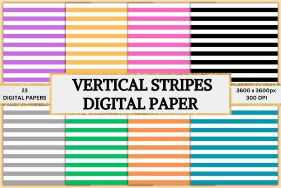 Download Vertical Stripes Digital Papers - Digital Collection