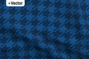 Download Digital Hounds Tooth Dark Blue Pattern - Digital Collection