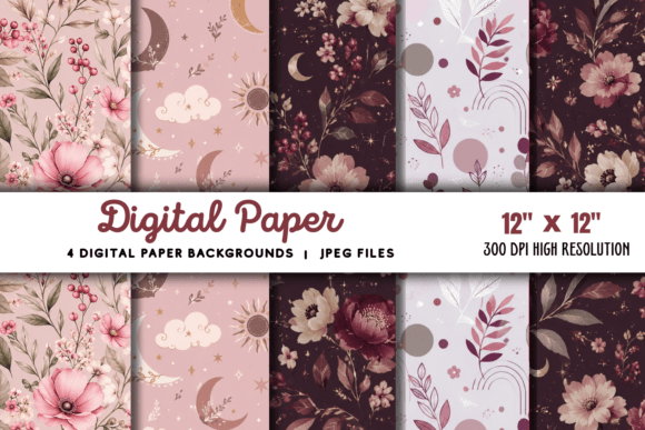 Download Digital Scrapbook Paper - Digital Collection