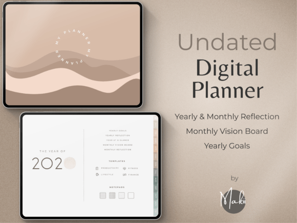 Download Undated Digital Planner - Digital Collection
