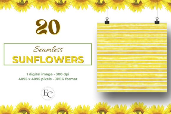 Download Sunshine Stripes Seamless Digital Paper - Digital Collection