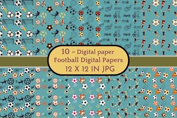 Download Football Digital Papers Patterns - Digital Collection