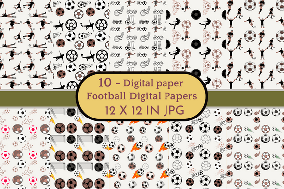 Download Football Digital Papers Patterns - Digital Collection
