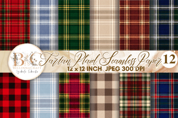 Download Tartan Plaid Seamless Digital Paper - Digital Collection